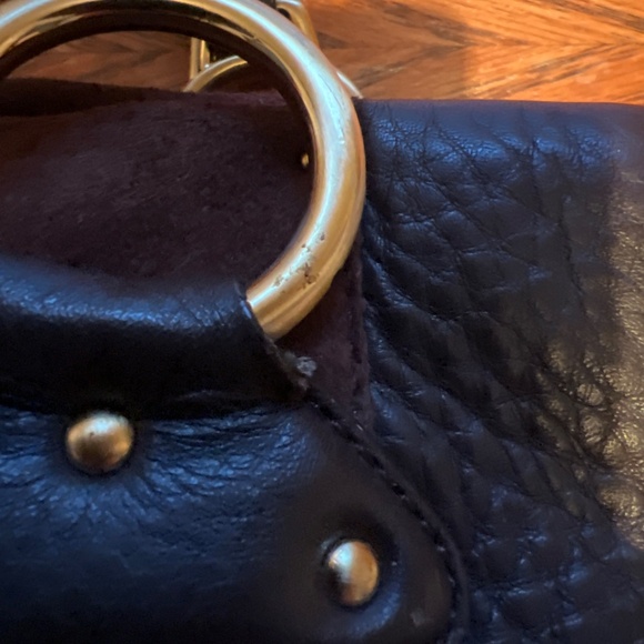 Cole Haan Leather & Suede Satchel Bag - EUC - Picture 12 of 16